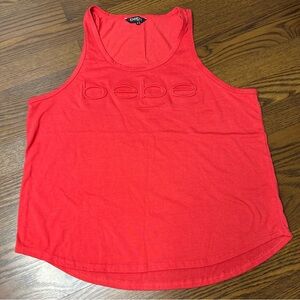 Classic BEBE imprinted Tank Top size Medium